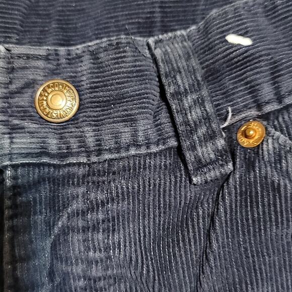 Killer Rare Vintage Style OG Big E Levi's Straight Leg High Waist Corduroy Pants - Picture 2 of 10